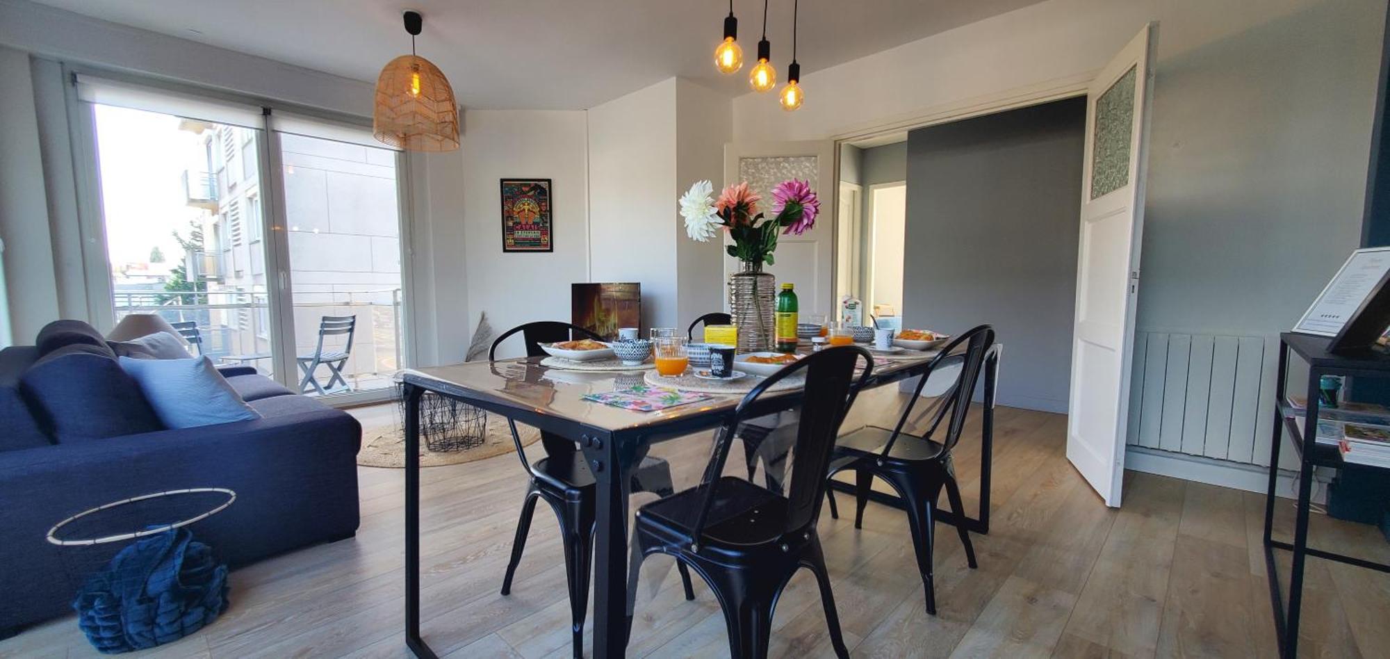 Le Clemenceau Appart-Calais Nord-Balcon-Plage מראה חיצוני תמונה